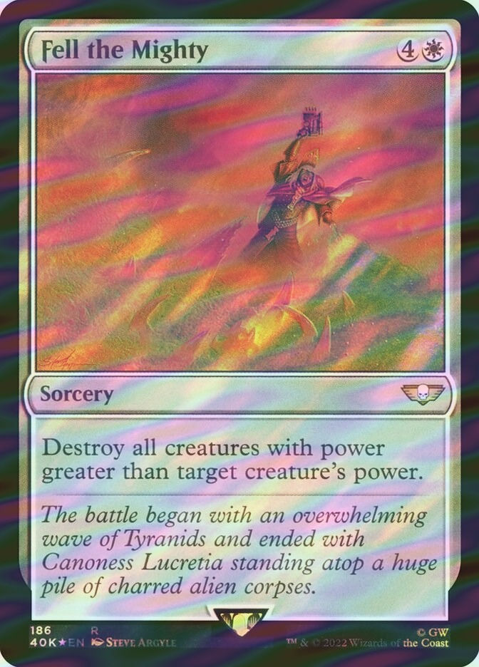 Fell the Mighty (40K) (186★) / Surge Foil