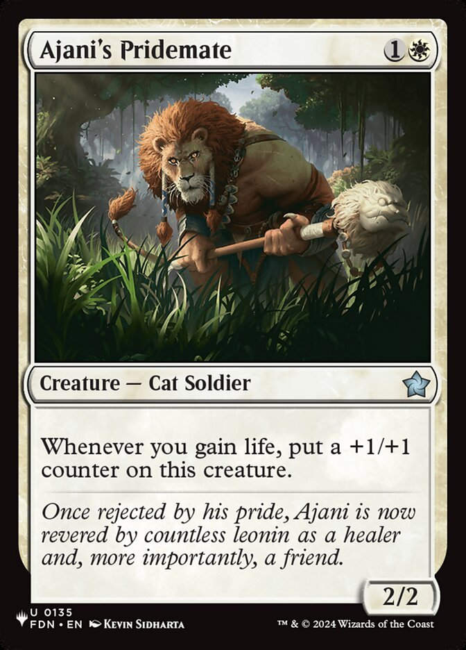 Ajani's Pridemate (PLST) (FDN-135)