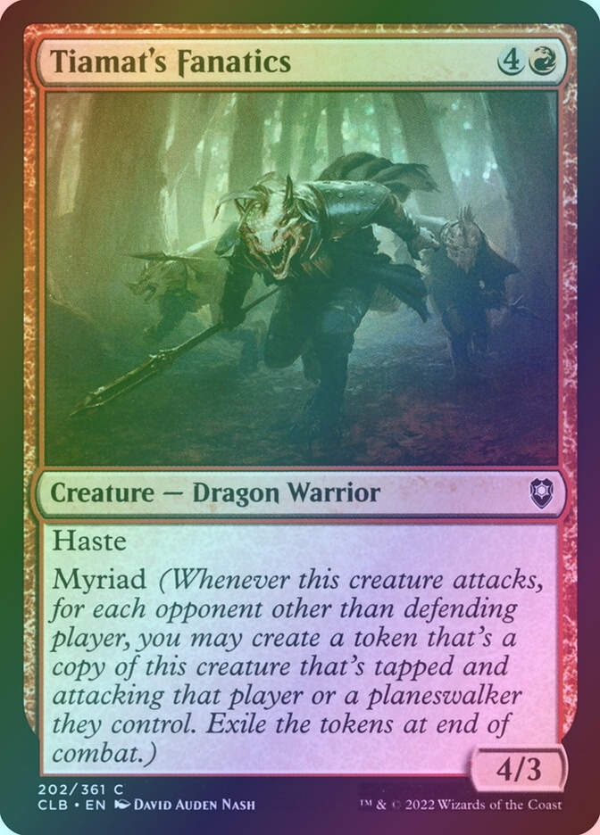 Tiamat's Fanatics (CLB) (202) / Foil