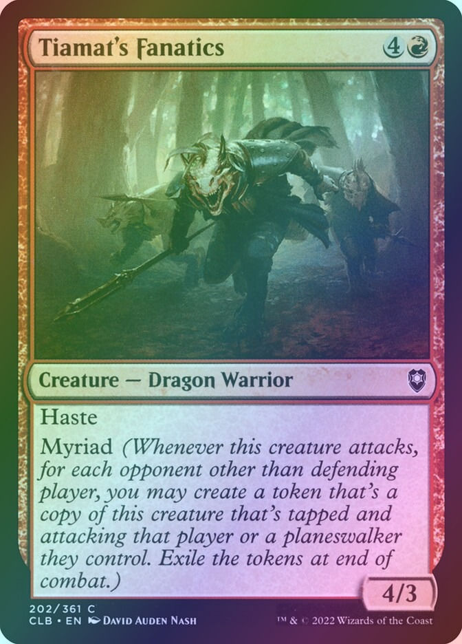 Tiamat's Fanatics (CLB) (202) / Foil