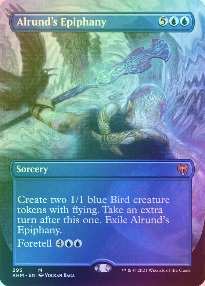 Alrund's Epiphany (KHM) (295) / Borderless / Foil