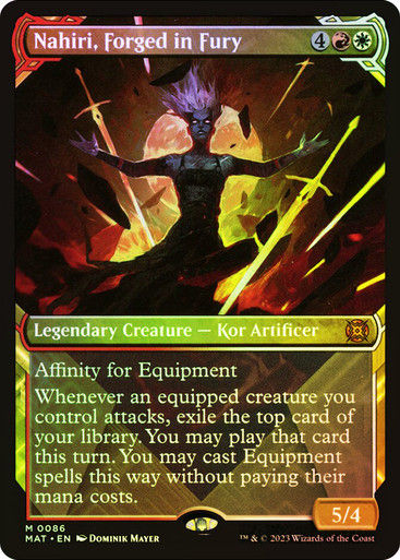 Nahiri, Forged in Fury (MAT) / Showcase / Foil