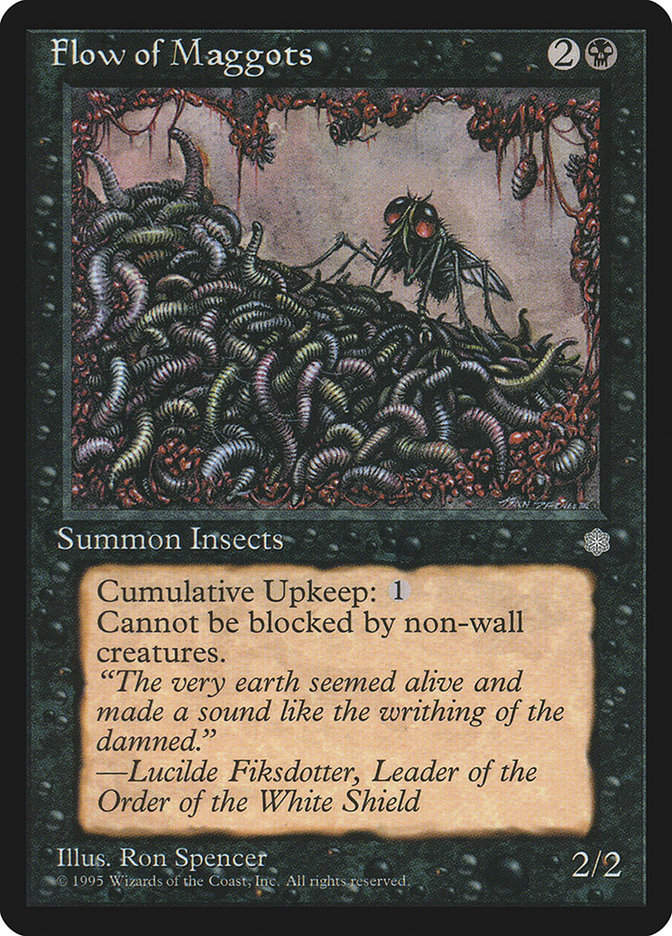 Flow of Maggots (ice)