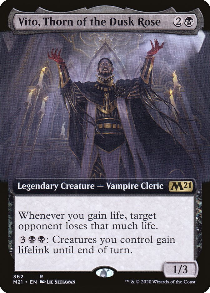Vito, Thorn of the Dusk Rose (M21) (362) / Extended Art