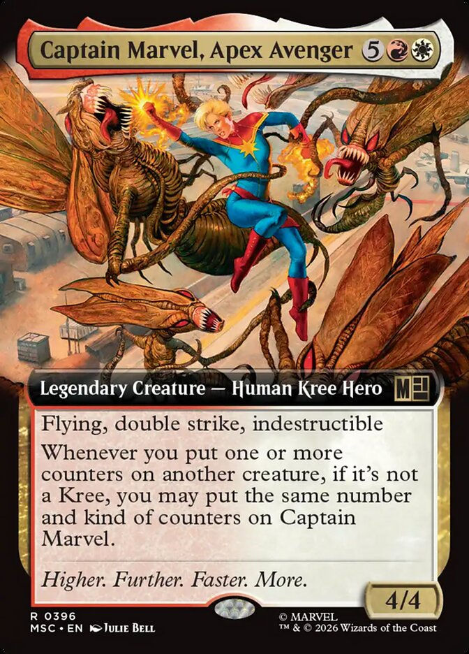 Captain Marvel, Apex Avenger (MSC) (396) / Extended Art