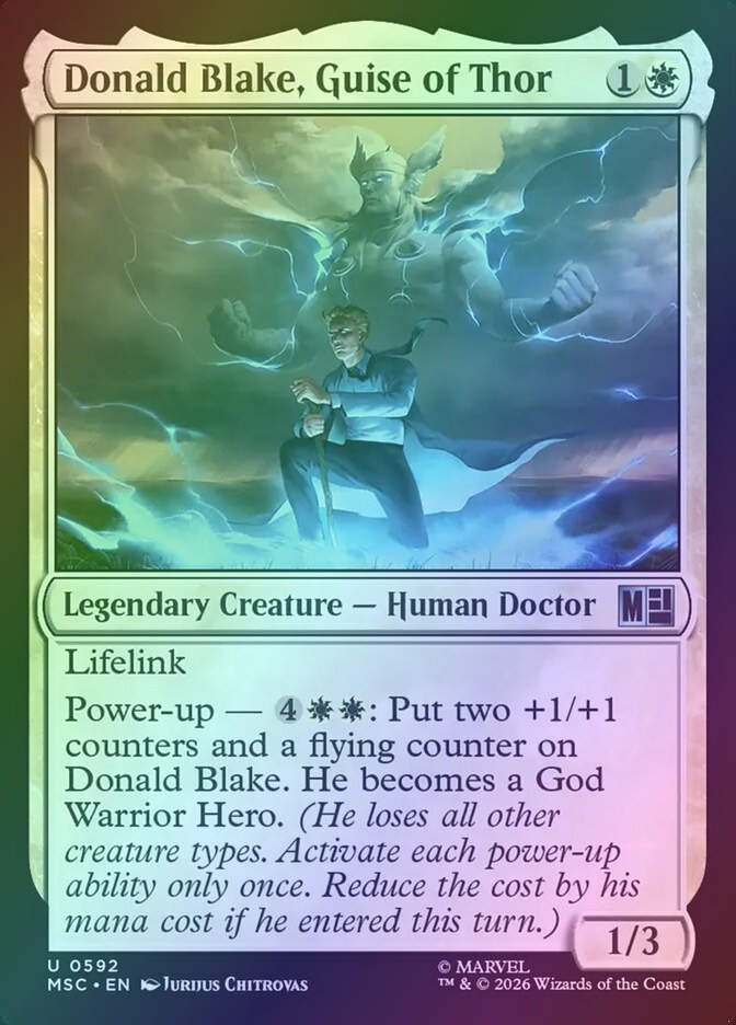 Donald Blake, Guise of Thor (MSC) (592) / Foil