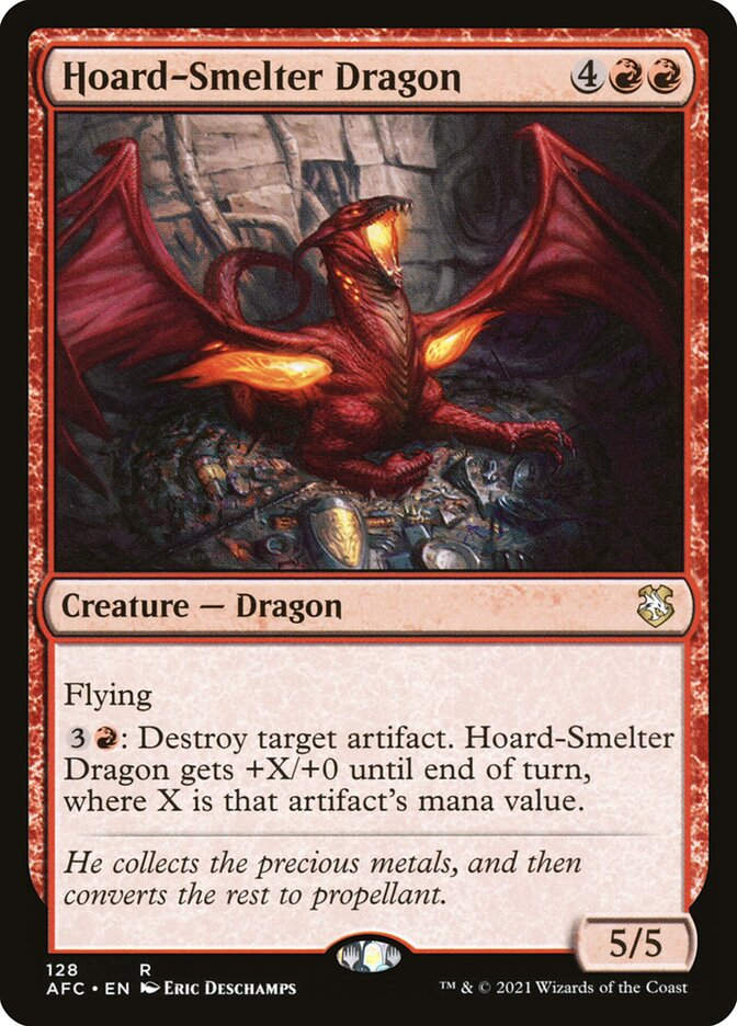 Hoard-Smelter Dragon (AFC) (128)