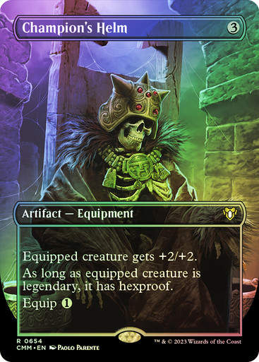 Champion's Helm (cmm) / Borderless / Foil
