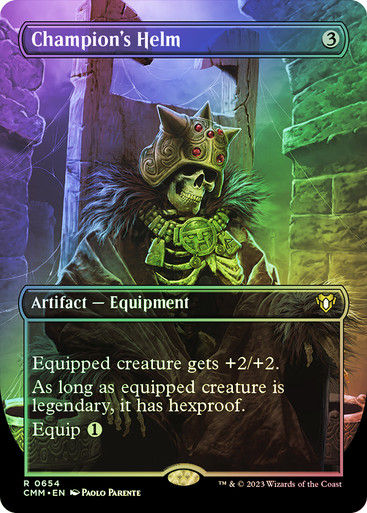 Champion's Helm (cmm) / Borderless / Foil