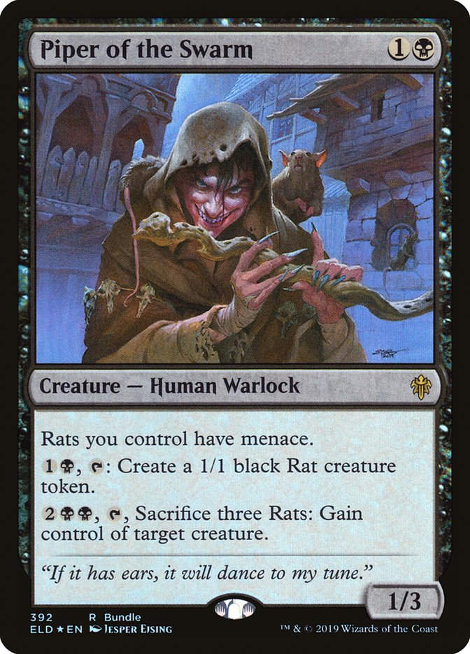 Piper of the Swarm (ELD) (392) / Foil
