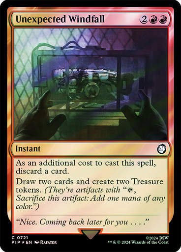 Unexpected Windfall (pip) (721) / Surge Foil