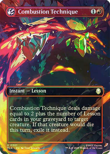 Combustion Technique (TLA) (301) / Borderless / Foil