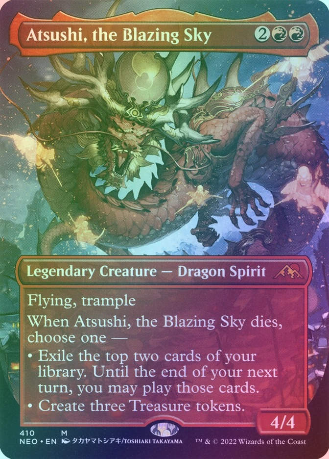 Atsushi, the Blazing Sky (NEO) (410) / Borderless / Foil