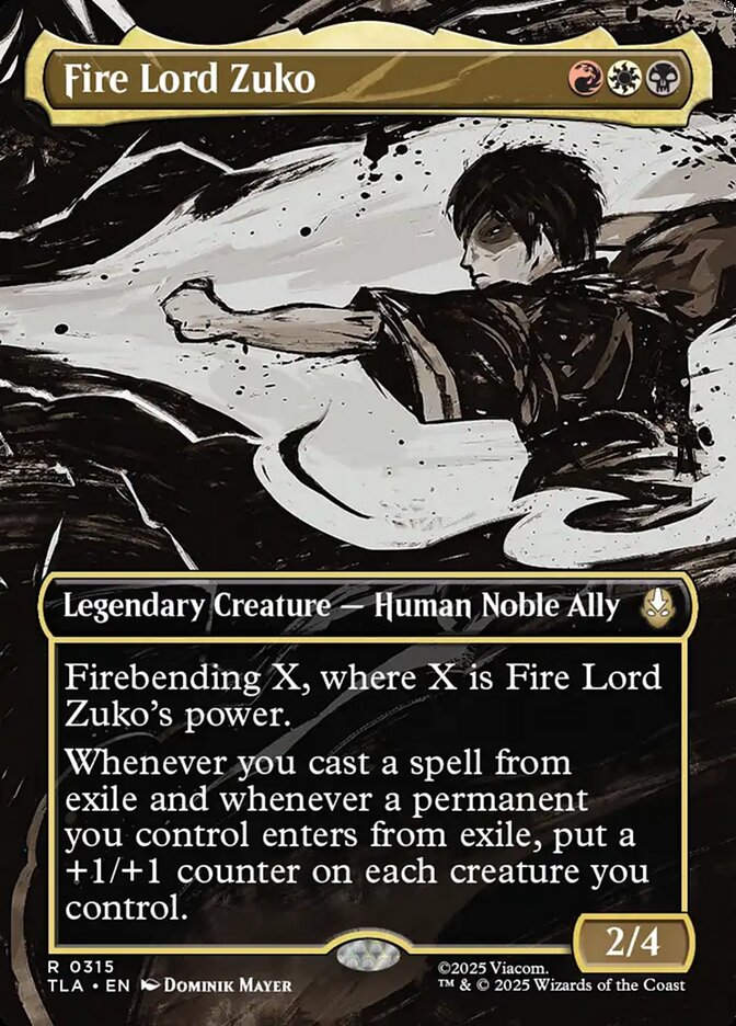 Fire Lord Zuko (TLA) (315) / Borderless