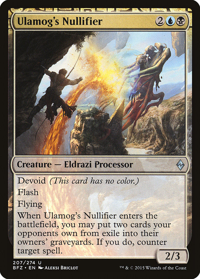 Ulamog's Nullifier (BFZ) (207)