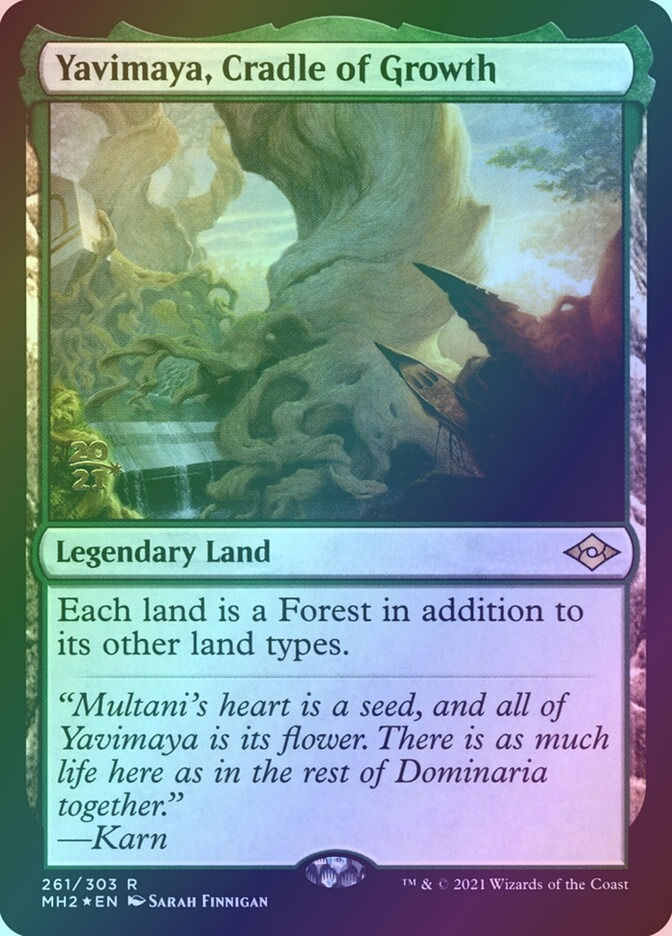 Yavimaya, Cradle of Growth (PMH2) (261s) / Foil