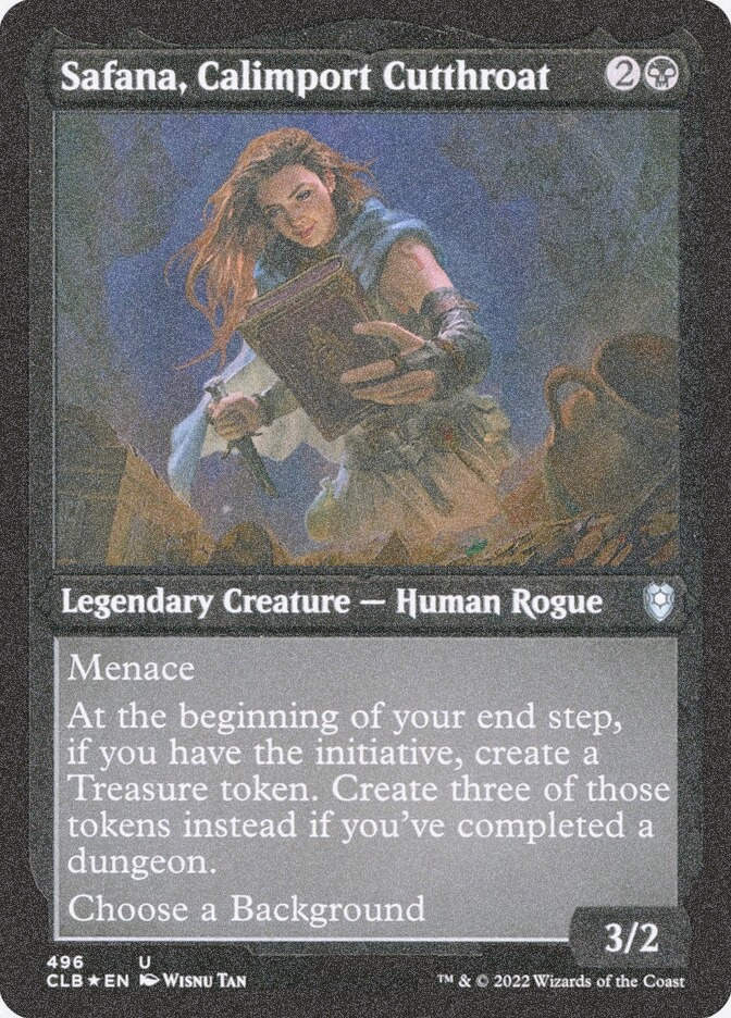Safana, Calimport Cutthroat (CLB) (496) / Foil Etched