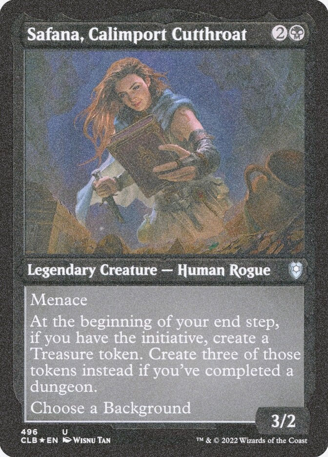 Safana, Calimport Cutthroat (CLB) (496) / Foil Etched