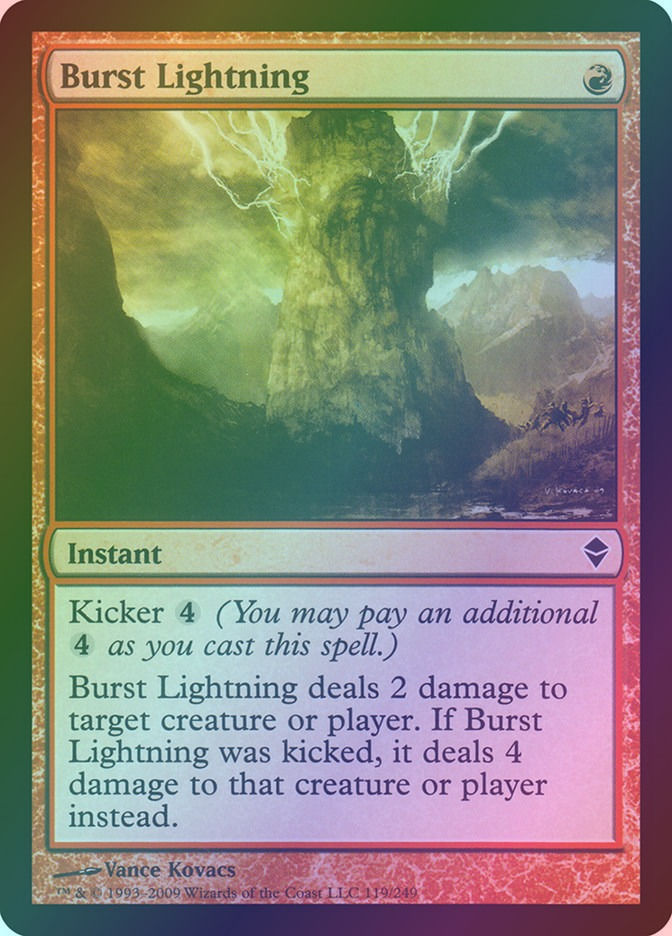 Burst Lightning (ZEN) (119) / Foil