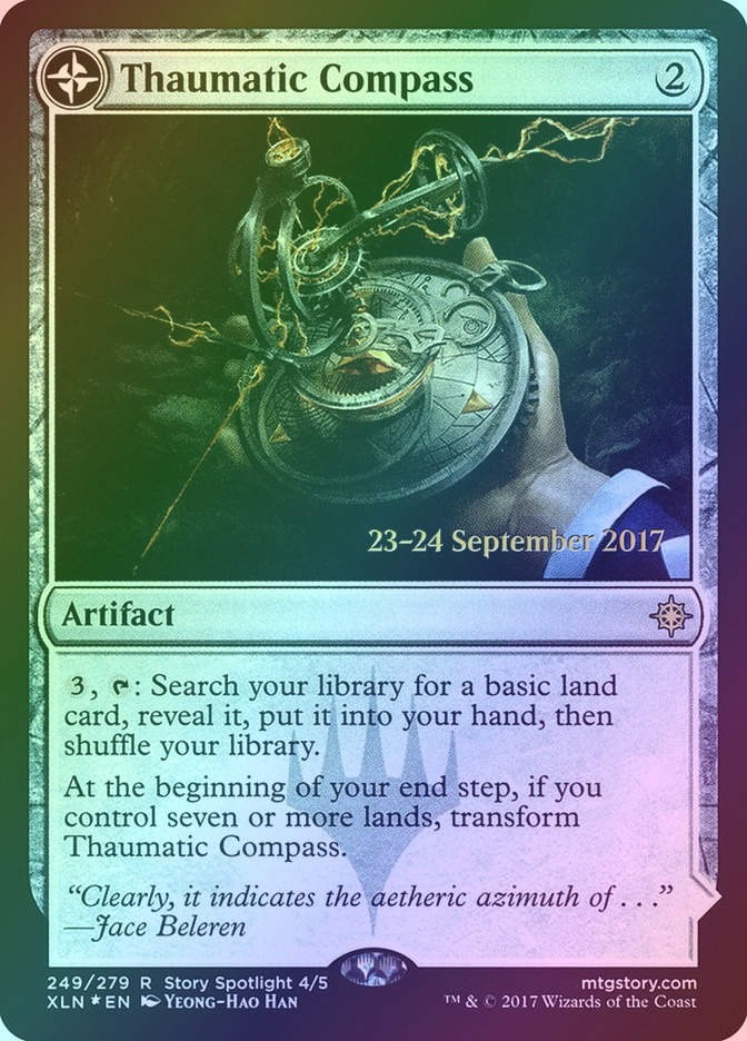 Thaumatic Compass // Spires of Orazca (PXLN) (249s) / Foil