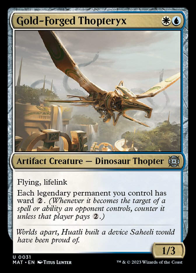 Gold-Forged Thopteryx (MAT)