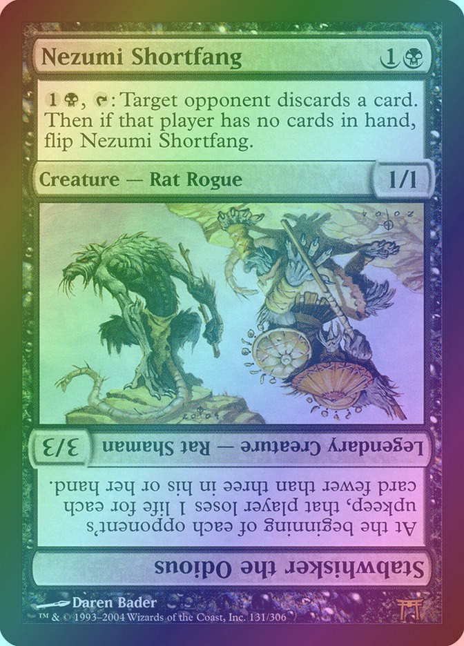 Nezumi Shortfang // Stabwhisker the Odious (CHK) (131) / Foil