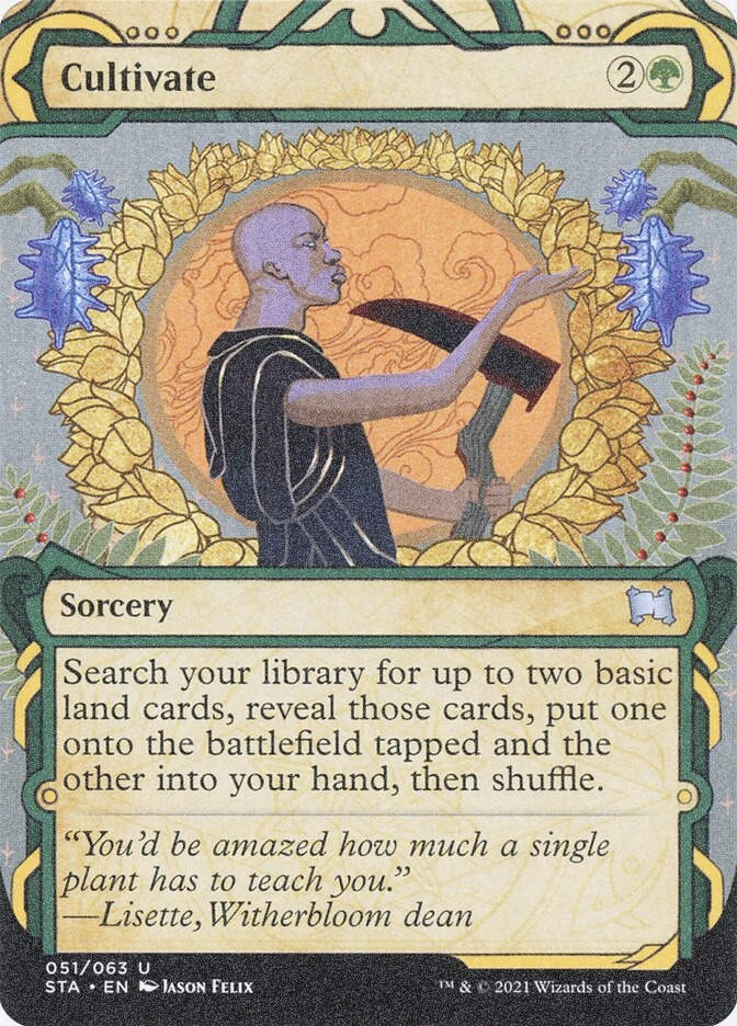 Cultivate (STA) (51) / Borderless / Showcase / Foil Etched