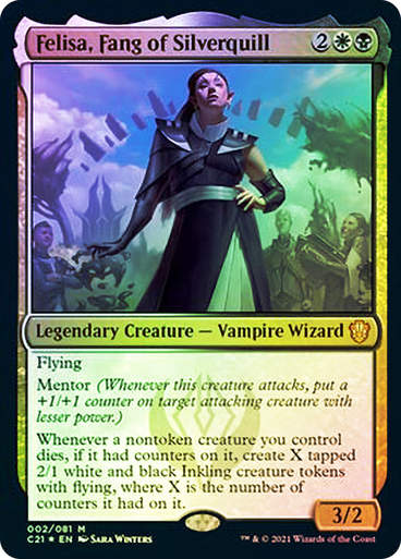 Felisa, Fang of Silverquill (C21) / Foil