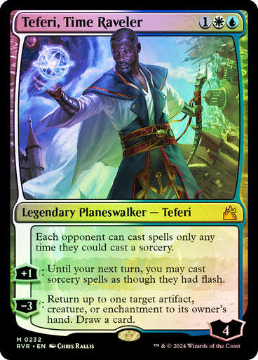 Teferi, Time Raveler (rvr) (232) / Foil