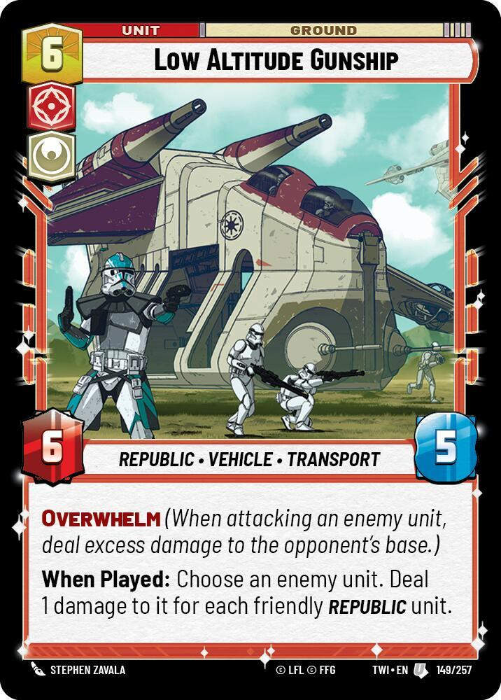 Low Altitude Gunship (TWI) (149/257) / Foil