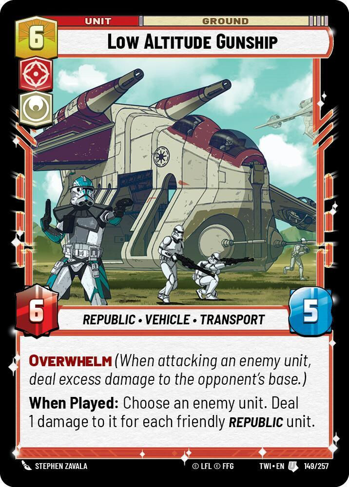 Low Altitude Gunship (TWI) (149/257) / Foil
