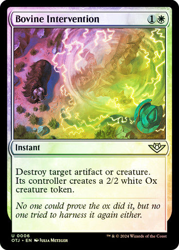 Bovine Intervention (otj) (6) / Foil