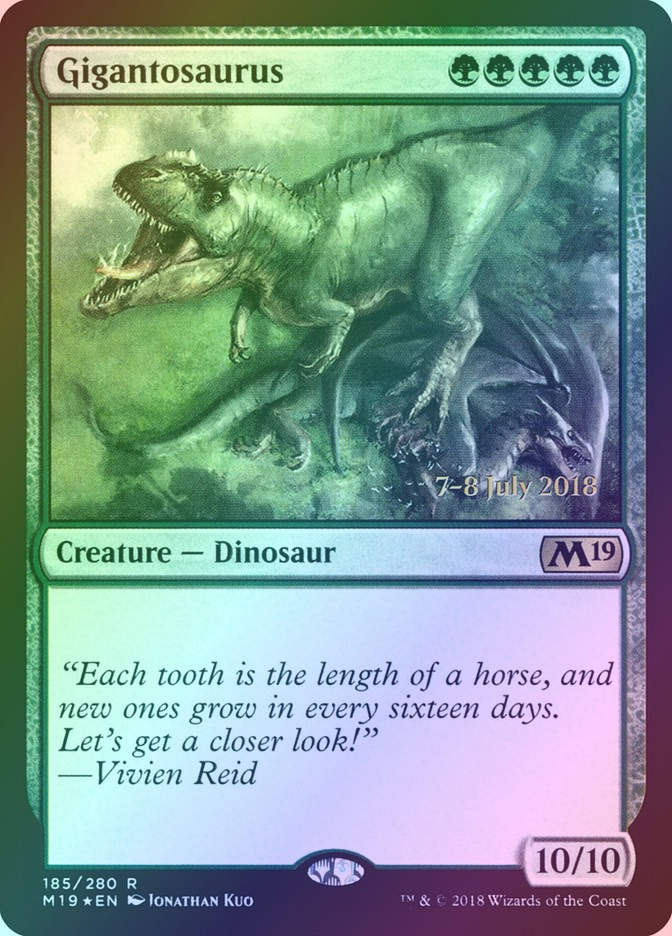 Gigantosaurus (PM19) (185s) / Foil