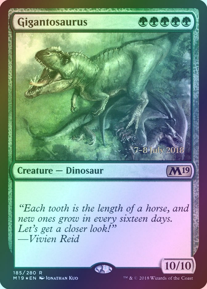Gigantosaurus (PM19) (185s) / Foil