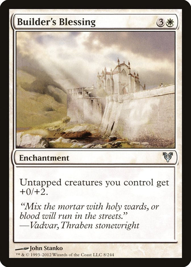 Builder's Blessing (AVR) (8) / Foil