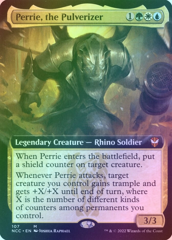 Perrie, the Pulverizer (NCC) (107) / Extended Art / Foil