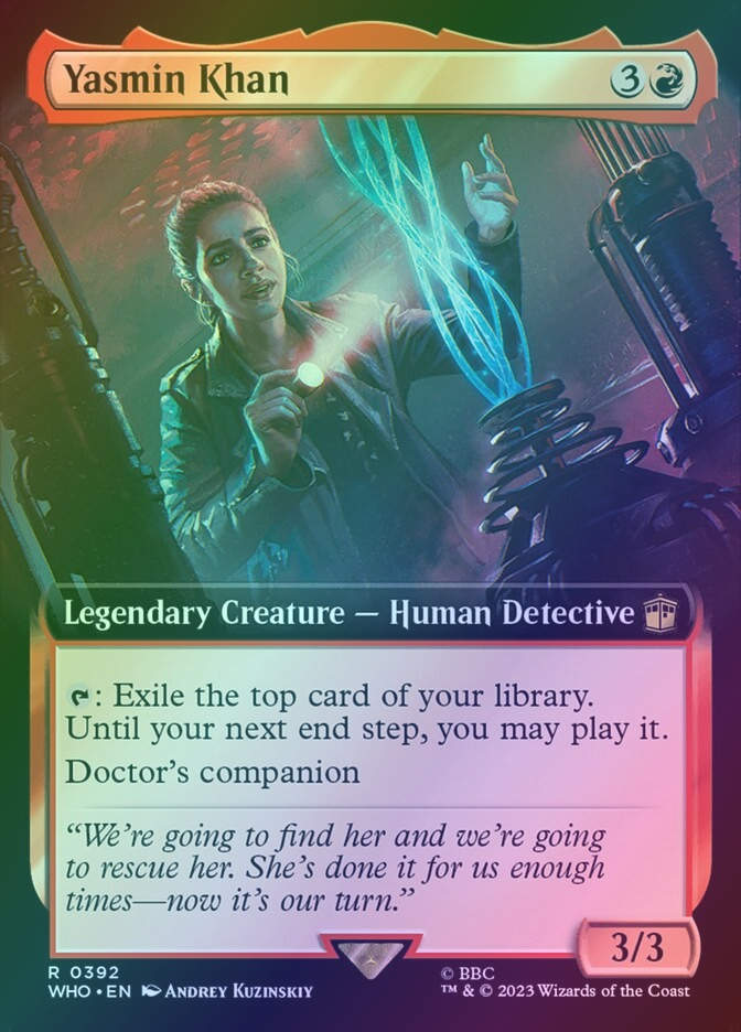 Yasmin Khan (WHO) (392) / Extended Art / Foil