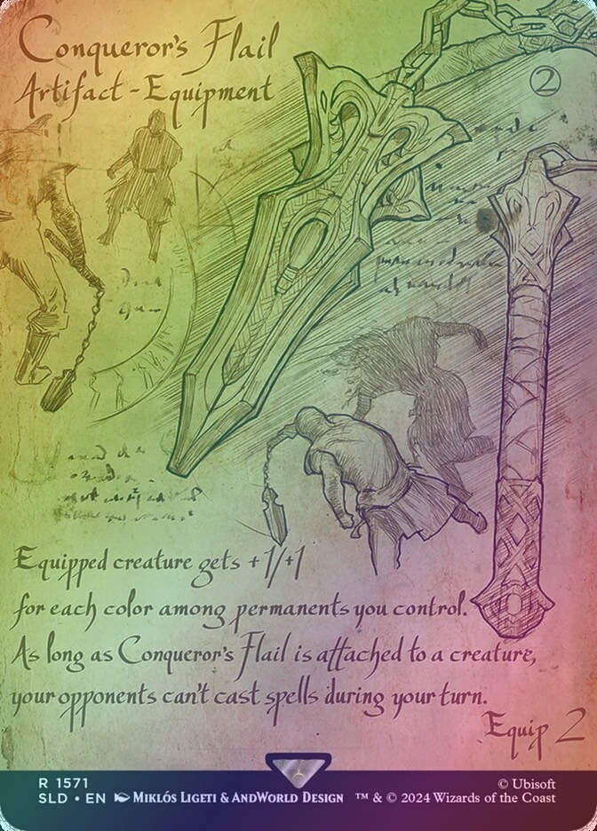 Conqueror's Flail (SLD) (1571) / Borderless / Foil