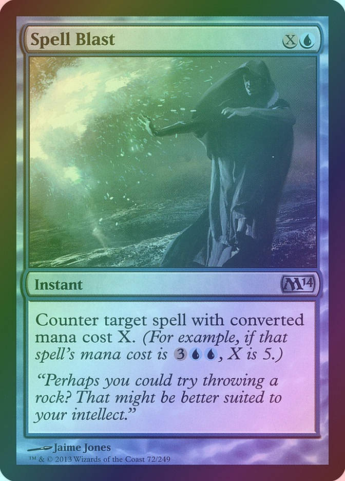 Spell Blast (M14) (72) / Foil