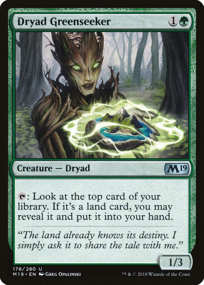 Dryad Greenseeker (M19) (178)