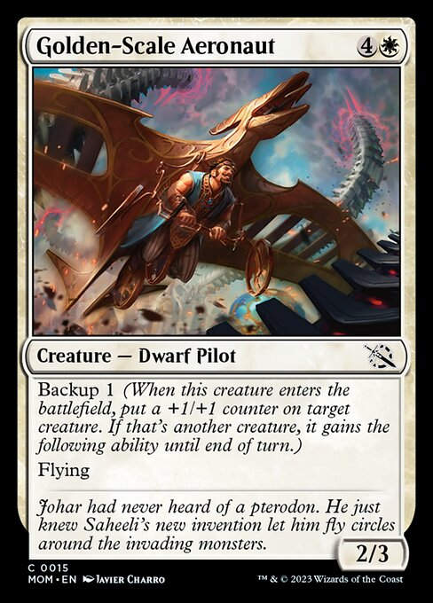 Golden-Scale Aeronaut (mom)