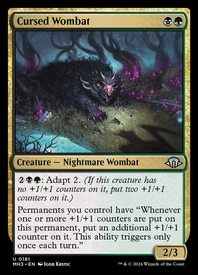 Cursed Wombat (MH3) (181)