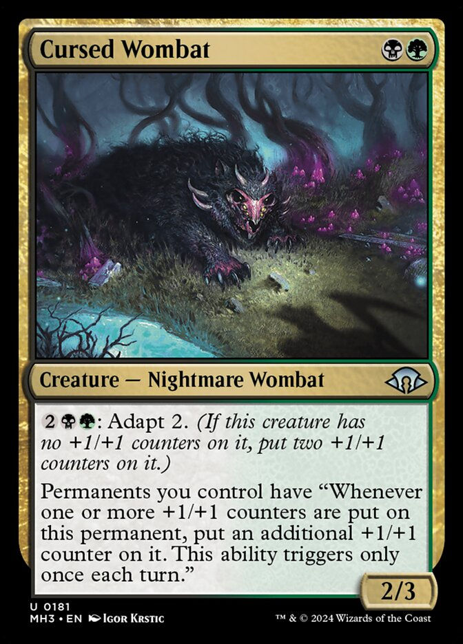 Cursed Wombat (MH3) (181)