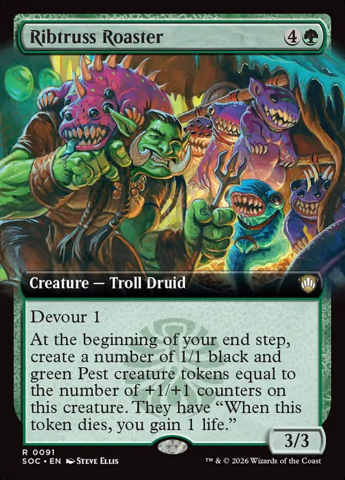 Ribtruss Roaster (SOC) (91) / Extended Art