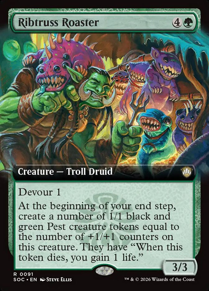 Ribtruss Roaster (SOC) (91) / Extended Art