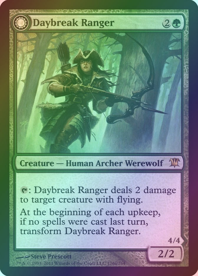 Daybreak Ranger // Nightfall Predator (ISD) (176) / Foil — cara 1 de 2