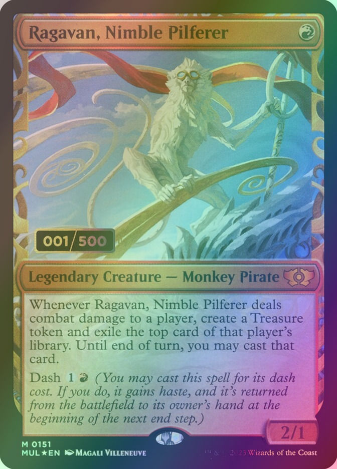 Ragavan, Nimble Pilferer (MUL) (151z) / Serialized