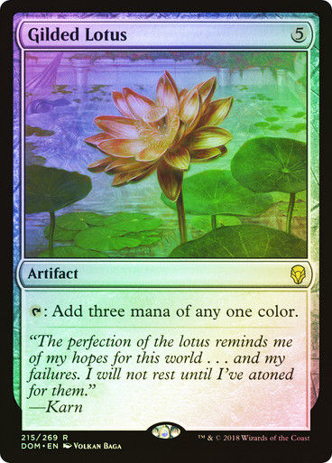 Gilded Lotus (DOM) (215) / Foil