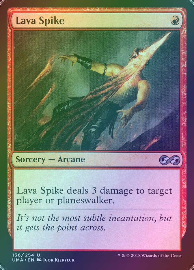 Lava Spike (UMA) (136) / Foil