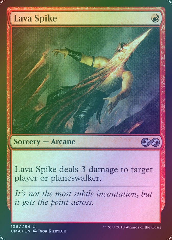 Lava Spike (UMA) (136) / Foil